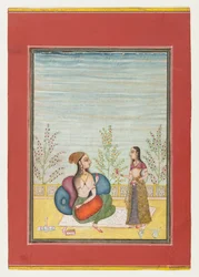 Frau und Dienerin, ca. 1700-10