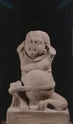Yaksha, Ahichhatra (roter Sandstein)