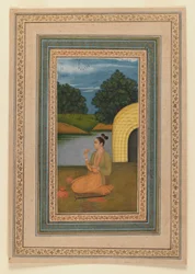 Yogini in einer Landschaft, ca. 1760