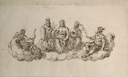 Jupiter mit dem Senat der Götter, ca. 1622