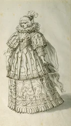 Maskerade, ca. 1638