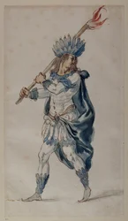 Fackelträger: ein Inder