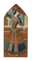 Ein Qajar-Tanzmädchen, ca. 1840