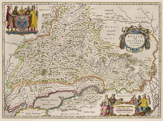 Karte von Südrussland Aus: Partes Septentrionalis et Orientalis, 1664
