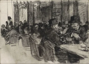 Figuren in einem Etablissement