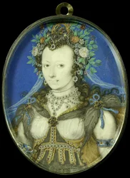 Porträt einer Frau als Flora, ca. 1600-17