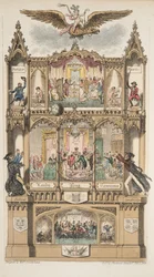 Frontispiz, aus The English Spy, veröffentlicht 1824