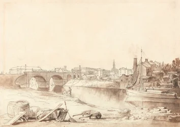 Brücke über den Irwell und Eingang nach Manchester