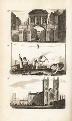 Temple Bar, Pflasterer und Westminster Abbey
