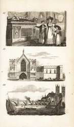 Gräber in der Westminster Abbey, Westminster Hall und Westminster Bridge