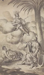 Town and Country Magazine - Frontispiz für Band IV, 1772