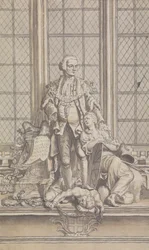 Unidentifizierte Zeitschrift / Theaterillustration
