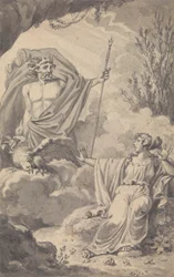 Unidentifizierte Zeitschrift / Theaterillustration