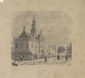 Ansicht des Rathauses in Bolsward