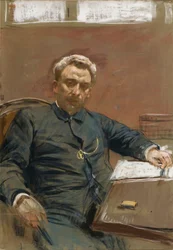 Porträt des Stummfilmschauspielers Alexander Pawlowitsch Lensky