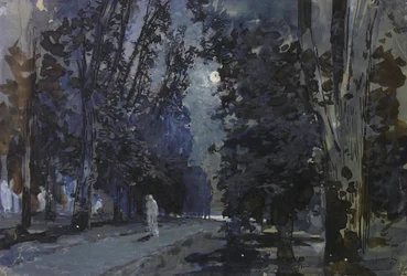 Die Schatten. Mondscheinnacht, 1880er Jahre.