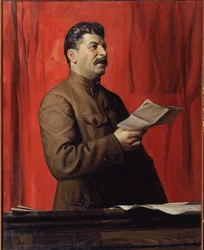 Porträt von Stalin