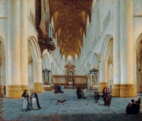 Das Innere von St. Bavo, Haarlem