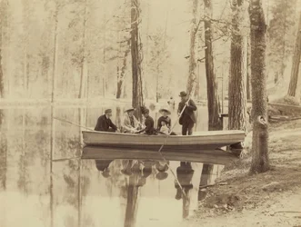 Szene am Stella Lake, Wawona Station, 1880