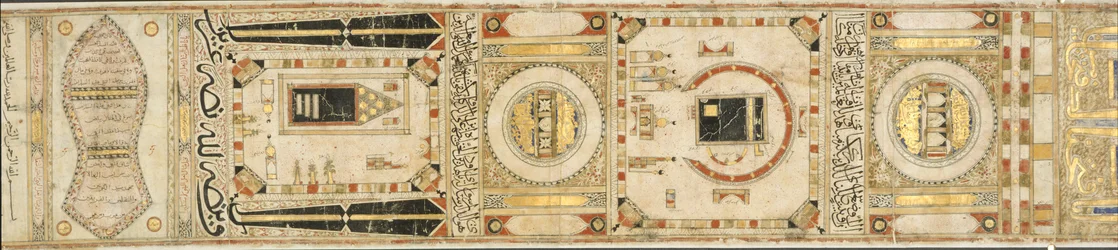 Bescheinigung einer Pilgerreise von Maymanah, Tochter von Muhammad al-Zardili, datiert 836 AH/1433 AD