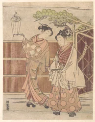 Reizei mit einer Teshoku (Handlaterne)