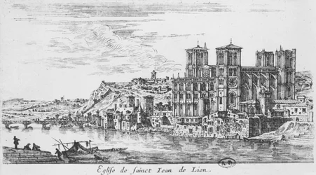 Ansicht der Kathedrale Saint-Jean, Lyon