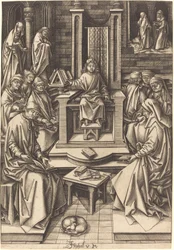 Christus unter den Schriftgelehrten, ca. 1490-1500