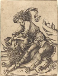 Samson und der Löwe