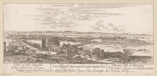 Ansicht von Lyon vom Haus von Monsieur Pion