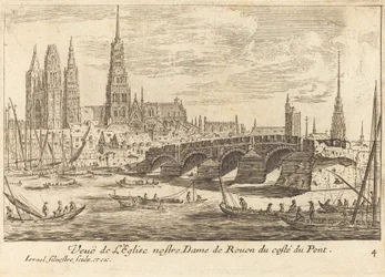 Ansicht der Kirche Notre Dame de Rouen