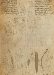 Die Zerstörung der ägyptischen Idole (verso)