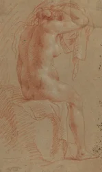Weibliche Aktfigur (verso)