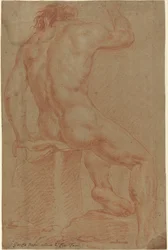 Nackte männliche Figur [recto]