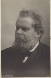Giosue Carducci (1835-1907), italienischer Nobelpreisträger