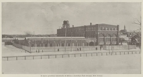 Das neue großartige Labor von Edison in Lewellyn Park (Orange, New Jersey)