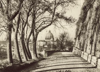 Der Petersdom vom Janiculus aus gesehen