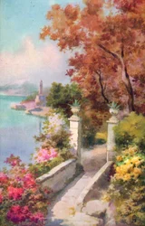 Eine Villa am Lago Maggiore, Italien