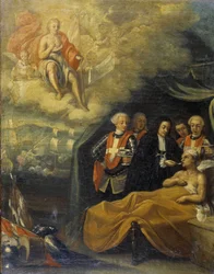 Allegorie zum Orden von Malta. Neapolitanische Schule