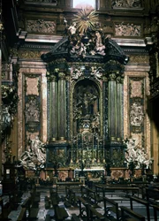 Altar des heiligen Ignatius in der Kirche Il Gesù in Rom (Barockkunst).