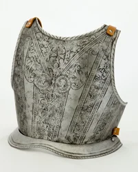 Rückenplatte für eine Kinder-Rüstung aus dem Arsenal der Medici, ca. 1575 mit späteren Änderungen
