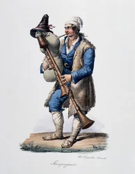 Dudelsackspieler, Italien