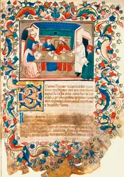 Bankwesen, Veneto-Bolognese Schule (Miniatur)