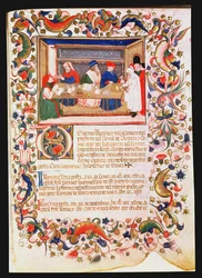 Bankwesen, Veneto-Bolognese Schule (Miniatur)