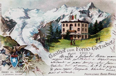 Cevedale-Pass, Postkarte, Trentino-Südtirol, Italien, 20. Jahrhundert