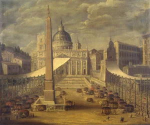 Fronleichnamsprozession auf der Piazza San Pietro