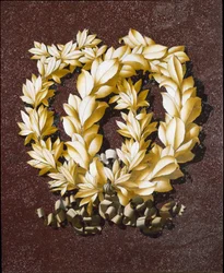 Blätterkronen (eingelegter Marmor)