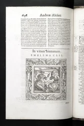 Emblem 152, In Vitam Humanum, aus Andrea Alciatos Emblemata, Padua, Petro Paulo Tozzi