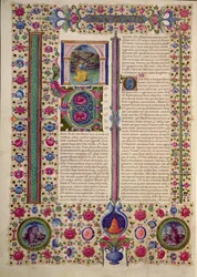 Buch des Propheten Hosea, aus der Borso d