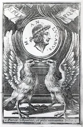 Frontispiz zu Lucans Pharsalia von Marcus Annaeus Lucanus, Ausgabe von 1663