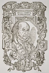 Giovanni Battista della Porta (1535-1615) aus seinem Buch, Delle Celeste Fisionomia, Padua 1616, illustriert in Geschichte der Magie, veröffentlicht im späten 19. Jahrhundert